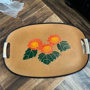 Vintage Floral serving tray
